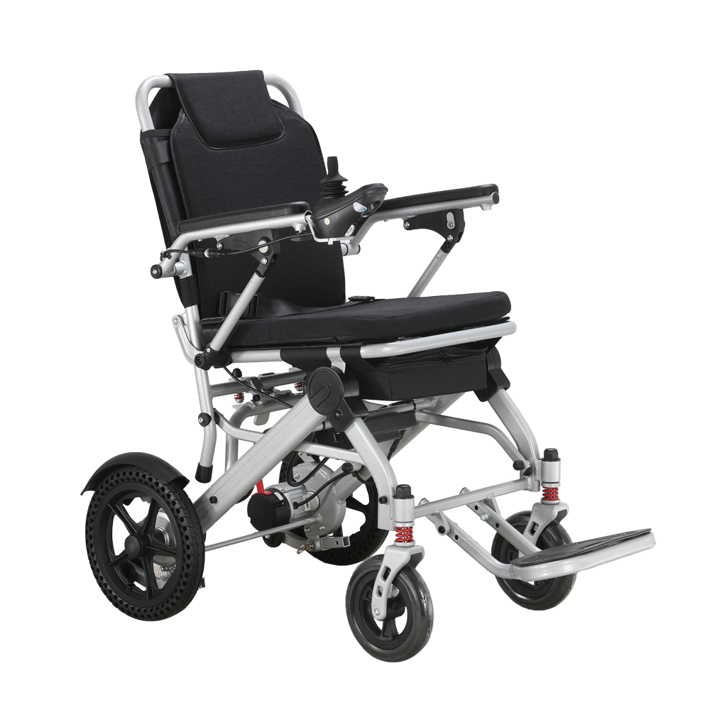 Fauteuil roulant électrique portatif ultraléger en alliage d'aluminium XFGN18-208