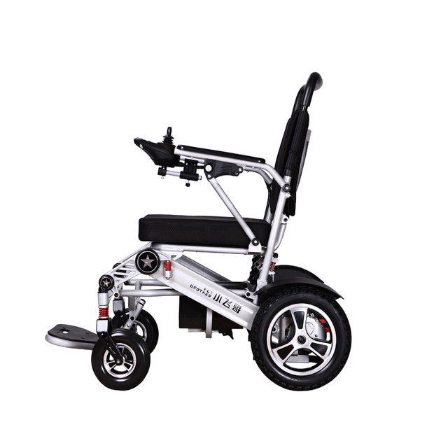 Fauteuil roulant électrique portatif de mise à niveau d'alliage d'aluminium de XFGW30-107