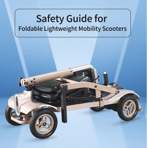 Guide de sécurité pour les scooters de mobilité légers et pliables