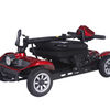 Scooter de mobilité électrique pliant à 4 roues en alliage d'aluminium DDF104