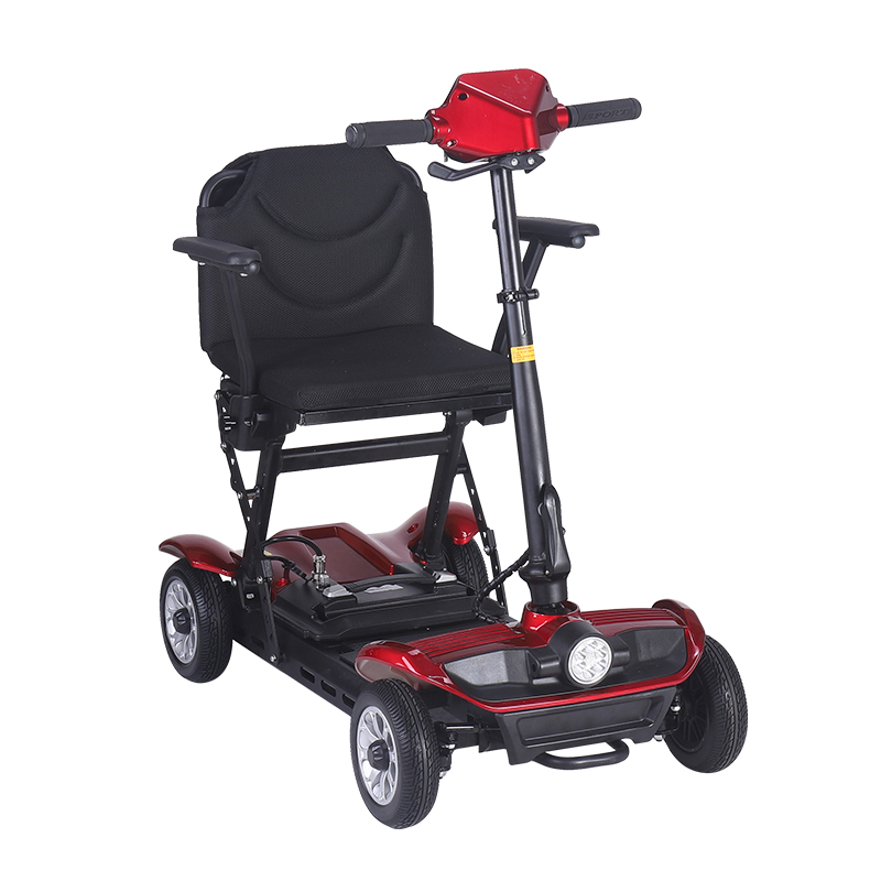 Scooter de mobilit&eacute; &eacute;lectrique pliant &agrave; 4 roues en alliage d'aluminium (7)