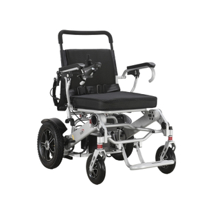 Fauteuil roulant électrique détachable en alliage d'aluminium pour personnes âgées