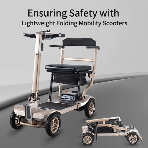 Assurer la sécurité avec des scooters de mobilité pliables et légers