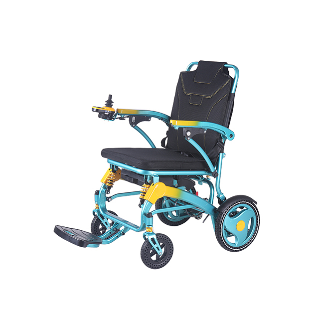 Fauteuil roulant électrique pliable en aluminium NXN18-218 pour personnes âgées