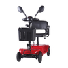 DDF105 scooter de mobilité électrique rouge pliable à 4 roues pour adultes